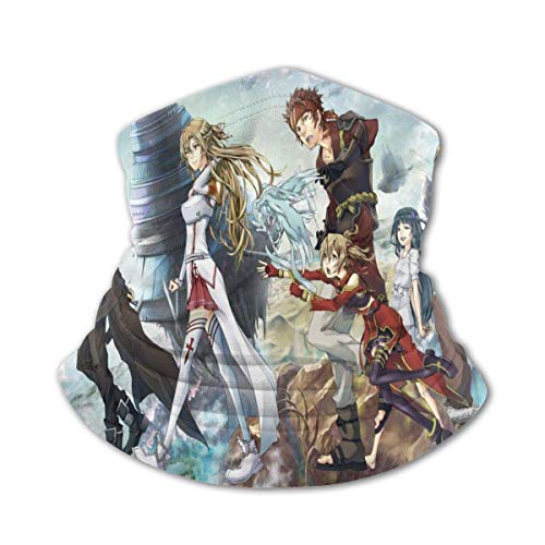 JDYU Sword Art Online Bandana Mascarilla Variedad Toalla Facial Multifunción Bufanda Babero De Seda De Hielo Adolescentes Sol Uv Polvo A Prueba De Viento Pasamontañas Sin Costuras Mascarilla Para Niñ