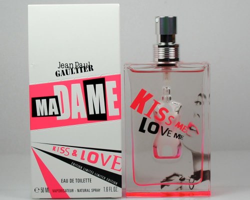 Jean Paul Gaultier Madame Kiss and Love Eau De toilette Spray, Limited Edition for Women, 1.6 Ounce by Jean Paul Gaultier