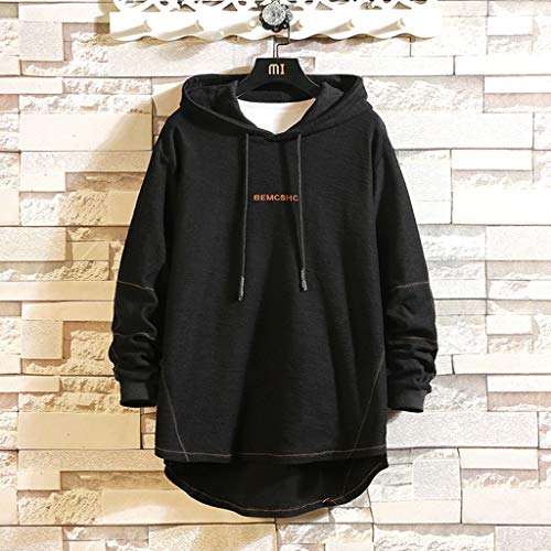 JERFER Protector De Tapa Color Puro Hombres Moda Casual Ropa Cómoda Blusa