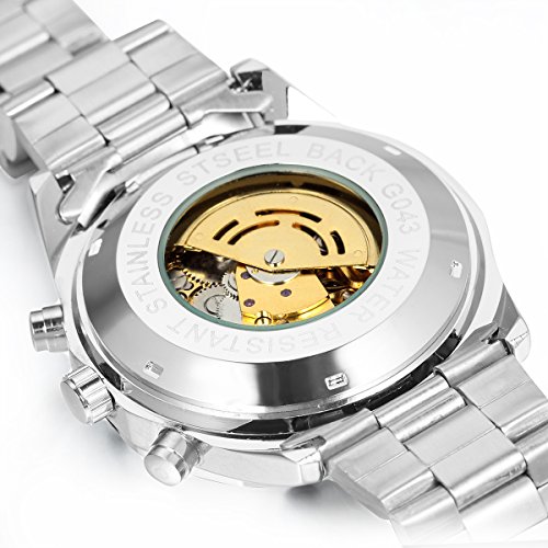 JewelryWe JW8000011W - Reloj de pulsera Hombre, Acero inoxidable