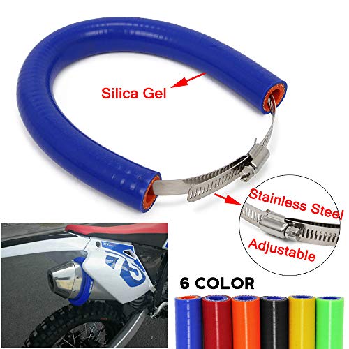 JFG RACING - Protector Universal de silenciador de Escape para Motocicleta, para Motocicleta, Motocross, Supermoto, endro