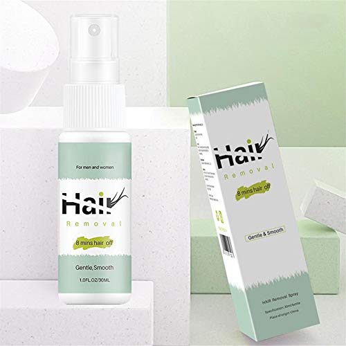 JHGJG Spray de depilación indoloro de 30 ml, inhibidor del Crecimiento del Vello, Bikini, depilatorio Corporal Particular para piernas, Brazos y Axilas de Hombres y Mujeres (2pcs)