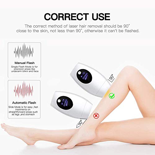 JI TA Dispositivo De Depilación Ipl, Utilizado Para 600,000 Pulsaciones De Depilación, Permanentemente Con Sensores De Piel Para El Hogar Y Los Viajes, Hombres Y Mujeres (rosa, Blan