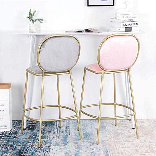 JIAYIBAO Bar Silla Desayuno Silla De Maquillaje Respaldo Del Taburete Adecuado Para La Familia CafeteríA Cocina