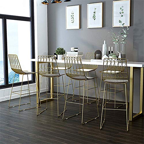 JIAYIBAO Taburete De Bar Silla De Bar Silla De Desayuno Silla De Maquillaje Casa De Café CafeteríA Cocina De Varios TamañOs Opcional (TamañO: 65 / 75cm)