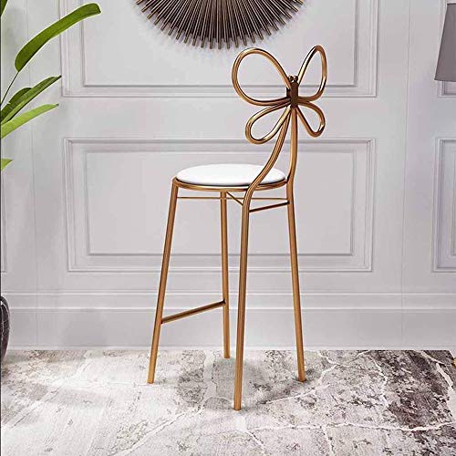 JIAYIBAO Taburete De Bar Silla De Desayuno Silla Alta Taburete Maquillaje CafeteríA Familiar Asiento De Cocina Altura -65 / 75cm / De Carga -200kg