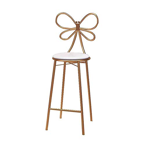 JIAYIBAO Taburete De Bar Silla De Desayuno Silla Alta Taburete Maquillaje CafeteríA Familiar Asiento De Cocina Altura -65 / 75cm / De Carga -200kg