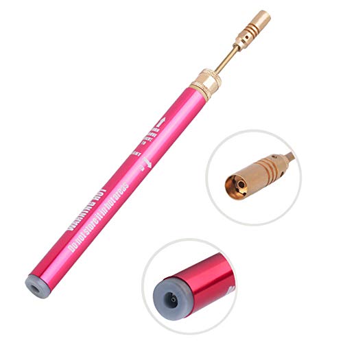 JIEHED Welding Torch Small Air Blow Torch Pen Type Small Spray Torch Fire Tool,Replaceable Nozzles Fire Tool Flame Burner Flamethrower for Brazing Barbecue
