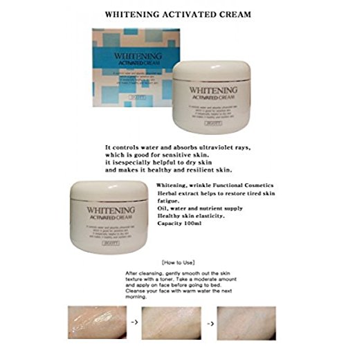 JIGOTT blanqueamiento activado 100 g crema aclarante humedad/