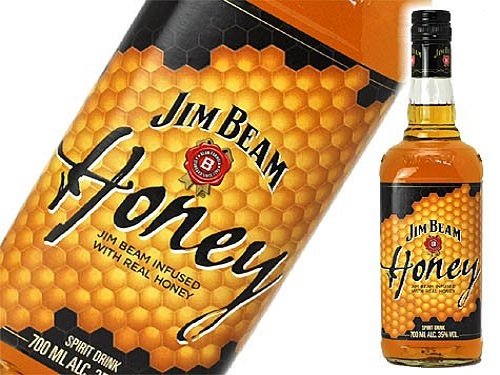 Jim Beam Honey Bourbon Whisky con Miel, 35% - 700 ml