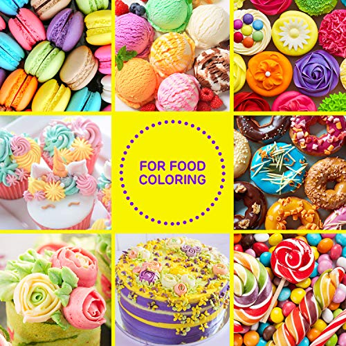JIM'S STORE Set de Colorante 16*11ml,Colorante Alimentario Alta Concentración Liquid Set para Colorear los Bebidas Pasteles Galletas Macaron Fondant