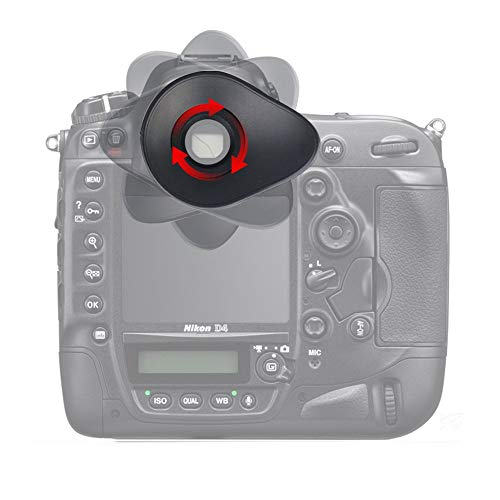 JJC Ocular Visor para Nikon D850 D810A D810 D800E D800 D700 D500 Df D5 D4S D4 D3X D3S D3 sustituye Nikon DK-19
