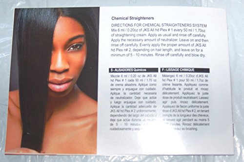 jks International Kit de tratamiento para blanquear, colorear, ondular y relajar la aplicación de protección para todos los tipos de cabello