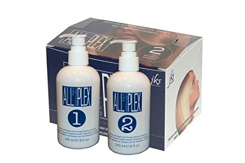 jks International Kit de tratamiento para blanquear, colorear, ondular y relajar la aplicación de protección para todos los tipos de cabello