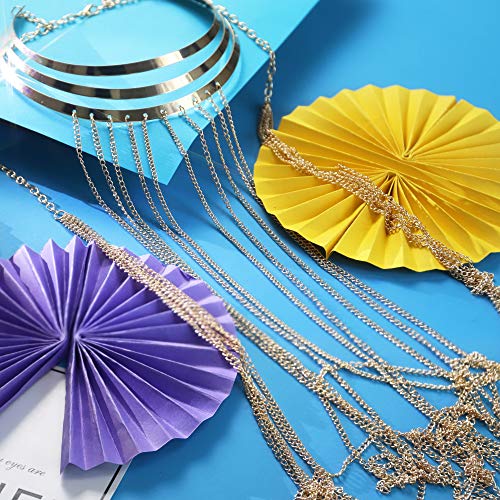 Joeyan Cadena del Cuerpo Borla Sexy Dorado Mujeres