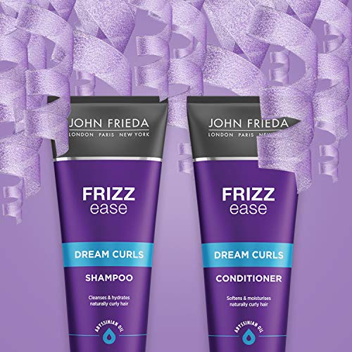 John Frieda Frizz Ease Traumlocken Acondicionador/Acondicionador - 2 Pack (2x 250ML) - Definiert y Reforzado Rizos - para Widerspenstiges Pelo Cabello