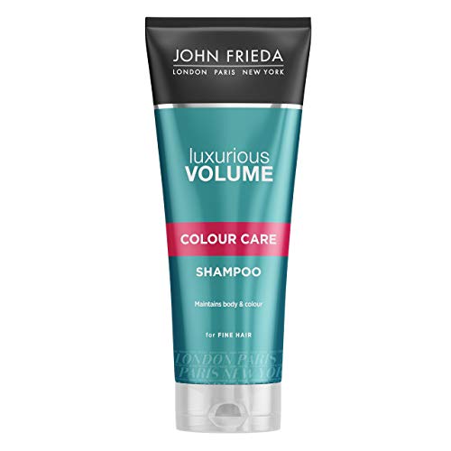 John Frieda, Luxurious Volume Champú materia para cabellos teñidos, 250 ml, modelo aleatorio