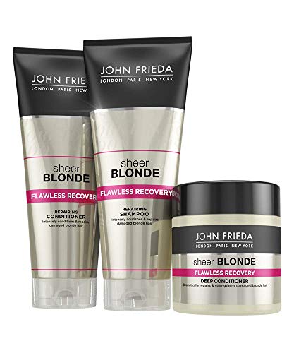 John Frieda Sheer Blonde Hola Impacto Rubio reactivación de Deep Conditioner