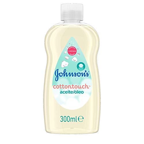 Johnson's Baby CottonTouch Aceite corporal a base de algodón puro - 3 x 300 ml