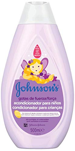 Johnson's Baby Gotas de Fuerza Acondicionador para Niños, Especialmente Diseñado para Ayudar a Fortalecer el Cabello - 500 ml