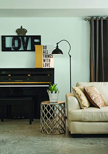 Johnstone's 308632 Pintura de emulsión con acabado mate, Frosted Silver, 2,5 L