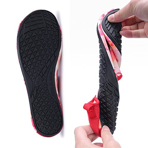 JOINFREE Deportes Acuáticos De Secado Rápido Beach Swim Shoes Descalzo Aqua Footwear Ganso Rojo EU 38-39