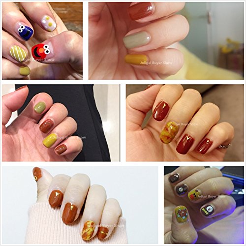 Joligel Esmalte Permanente para Uñas Pintauñas Efecto Gel Semipermanente Shellac UV LED para Manicura Pedicura Profesional Casera, Amarillo Mostaza (Amarillo Jengibre), 10ml