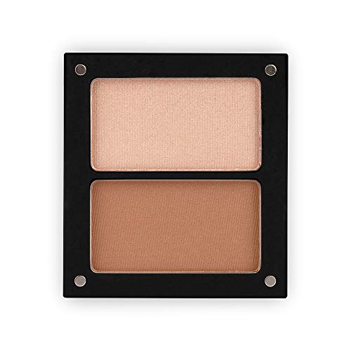 Jolly Dim Makeup - Set contorno e iluminador. Iluminador y polvos bronceadores Paleta de maquillaje para rostro Perfecto para llevar contigo