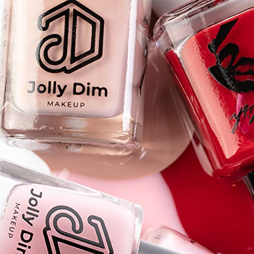 Jolly Dim Makeup - Set de esmalte de uñas Classic (pack de 3). Esmalte de uñas Taffy 3. Esmalte de uñas Flamingo 1. Esmalte de uñas Carmine 5