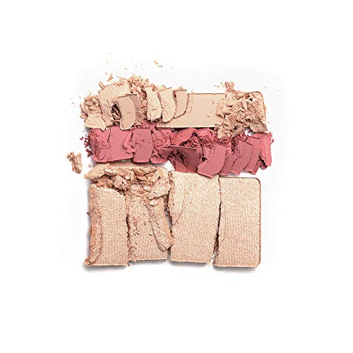 Jolly Dim Makeup - Set de ojos e iluminador Natural: 1 iluminador + 2 sombras de ojos mate. Paleta de maquillaje para rostro y ojos