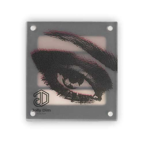 Jolly Dim Makeup - Set de sombras de ojos Chocolate. 4 colores, mates y brillantes, paleta de sombras de ojos, maquillaje de ojos para diario