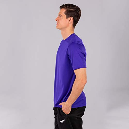 Joma Combi Camiseta Manga Corta, Hombre, Morado (Violeta), L