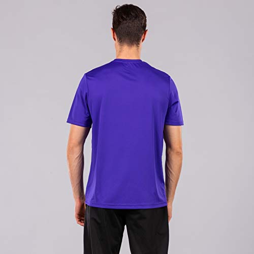 Joma Combi Camiseta Manga Corta, Hombre, Morado (Violeta), L