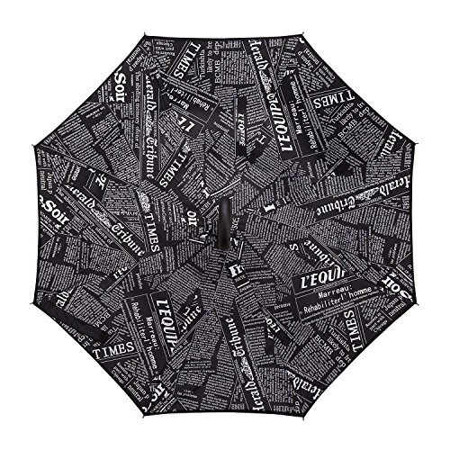 Jooayou Paraguas Invertido de Doble Capa,Paraguas Plegable de Manos Libres Autoportante,Paraguas a Prueba de Viento Anti-UV para la Lluvia del Coche al Aire Iibre