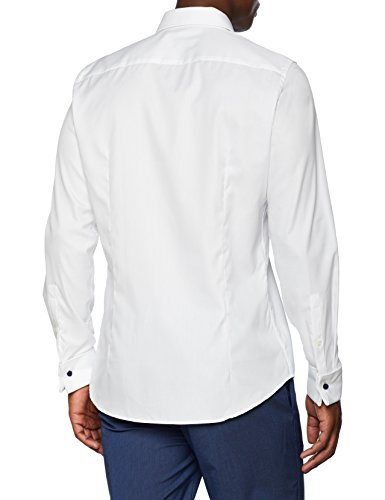 Joop! - Camisa para hombre Blanco Blanco (White 100) 41 cm