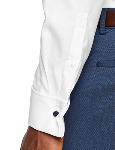Joop! - Camisa para hombre Blanco Blanco (White 100) 41 cm