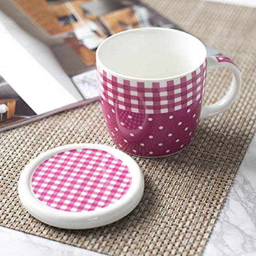 Jooyouo-TH Taza de cerámica Simple Taza de café Leche Tazas Hechas a Mano Hueso China Taza de Esmalte Productos ecológicos 50N4079-Style_1_370_ML