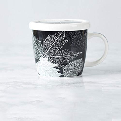 Jooyouo-TH Taza de cerámica Simple Taza de café Leche Tazas Hechas a Mano Hueso China Taza de Esmalte Productos ecológicos 50N4079-Style_1_370_ML