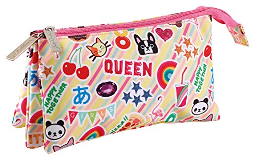 Jordi Labanda 16652 - Portatodo triple, 225 x 115 x 20 mm, multicolor