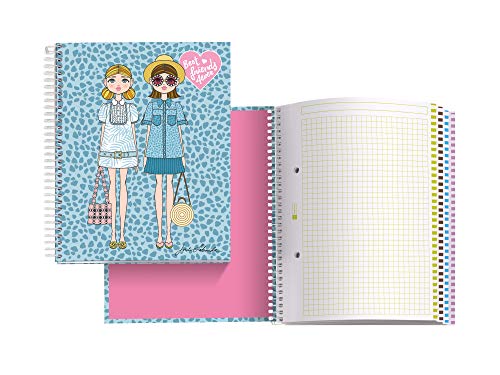 Jordi Labanda cuaderno A5 120 hojas Cuadrícula Best Friends