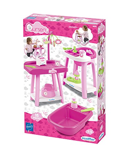 Jouets Ecoiffier 3 en 1 Nursery, 2878, Multicolor