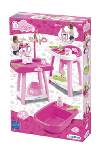 Jouets Ecoiffier 3 en 1 Nursery, 2878, Multicolor