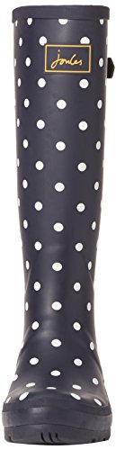 Joules Wellyprint, Botas de Agua para Mujer, Azul French Navy Spot Fnavspt, 38 EU