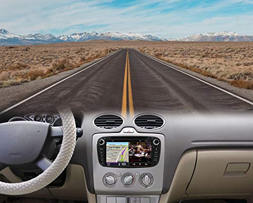 JOYX Android 10 Autoradio compatible para Ford Focus/Mondeo/S-Max/C-Ma/Galaxy Navegacion - 2Din - 2G+32G - LIBRE Cámara trasera Canbus - Apoyo Bluetooth5.0 WLAN Split Screen DAB Carplay -7 pulgadas