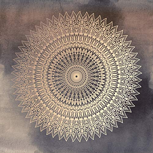 jtxqe Paño Caliente de la caída paño Decorativo Mandala Estampado de Flores patrón de tapicería 3 150X100cm