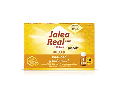 JUANOLA Jalea Plus, Complemento alimenticio con jalea real fresca, 14 Viales