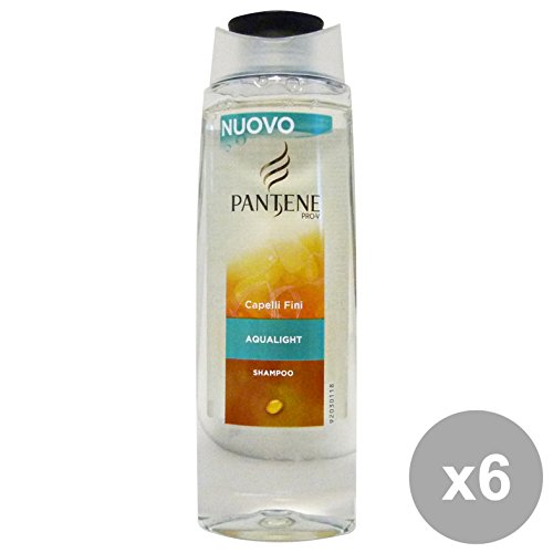 Juego 6 Pantene Shampoo 1 – 1 Aqualight 250 ml. Productos para el cabello