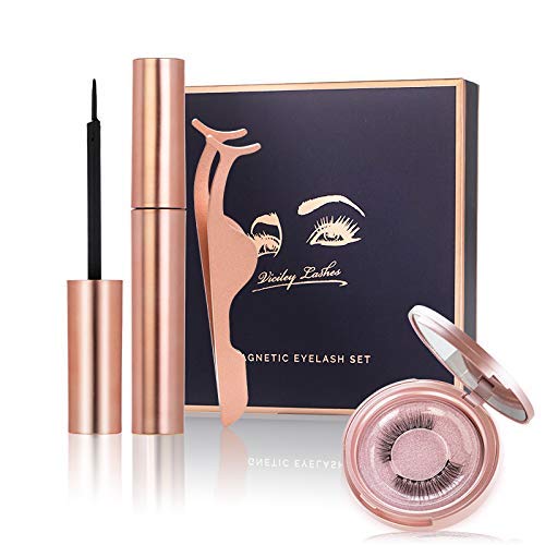 juego de 5 imanes 3D, pestañas postizas naturales ultra finas, reutilizables, lápiz magnético resistente al agua, larga duración (negro