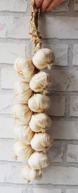 Juego de ajos artificiales colgantes de Welim. 2 colores, 4 piezas