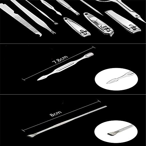 Juego De Cortador De Uñas Gruesas,Uñas Y Uñas De Hongos Kit De Juego De Pedicura con Forma De Lápiz Portátil para Taladro De Uñas Análisis De Cara Y Uña por Set De Cortaúñas Manicura Pedicura